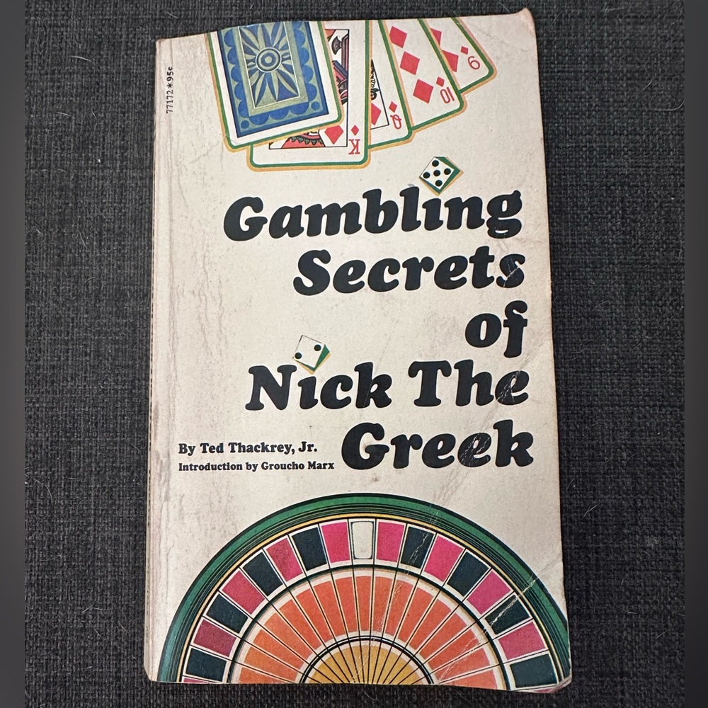 Gambling Secrets of Nick The Greek Pocket Book Edition May 1970. Paperback